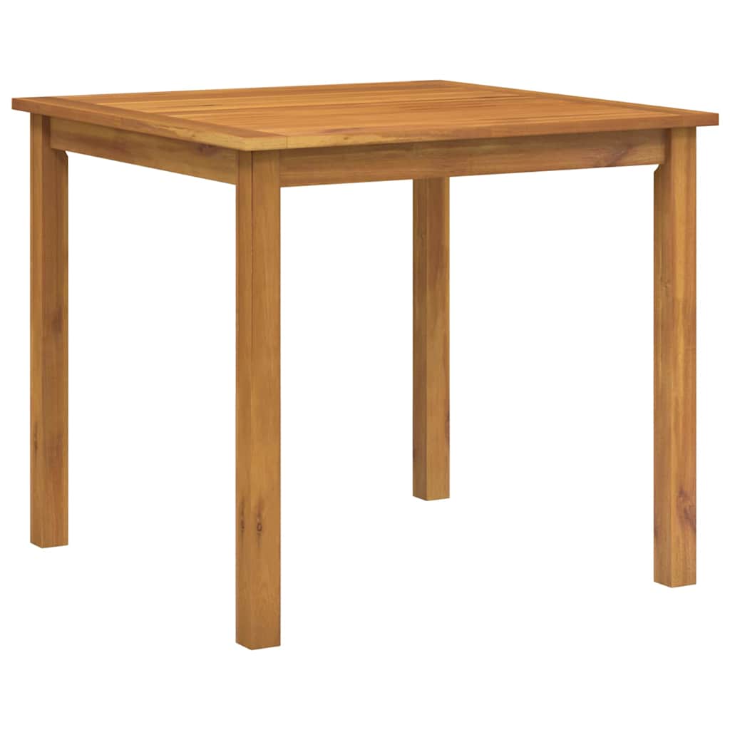 Set de masă pentru grădină 5 pcs Bej Lemn Solid de Acacia