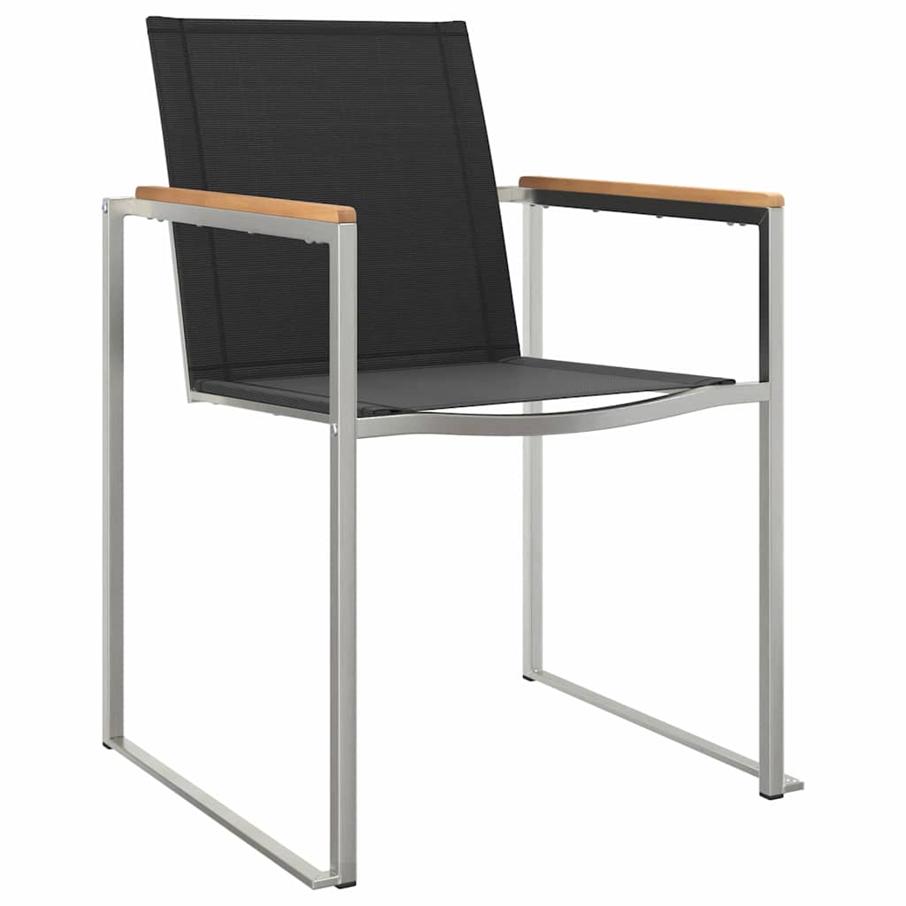 Set de masă pentru grădină 3 pcs Maro Lemn solid de tec