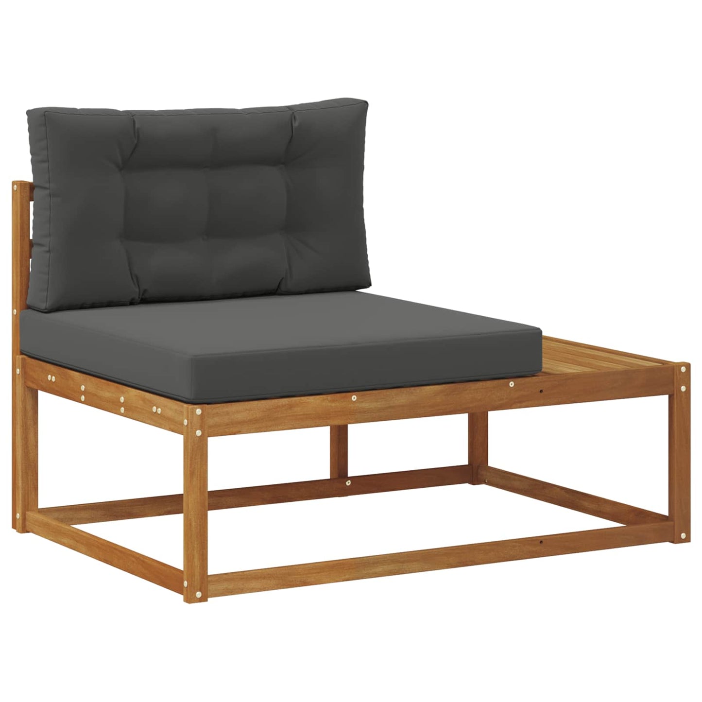 Set de canapele de exterior 3 Bucată Natural și Antracit