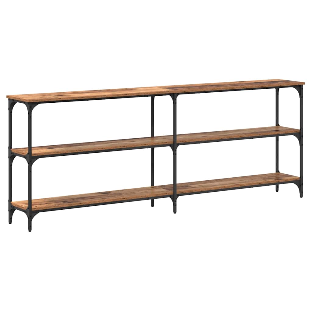 Masă de consolă Lemn Vechi 200 x 29 x 75 cm