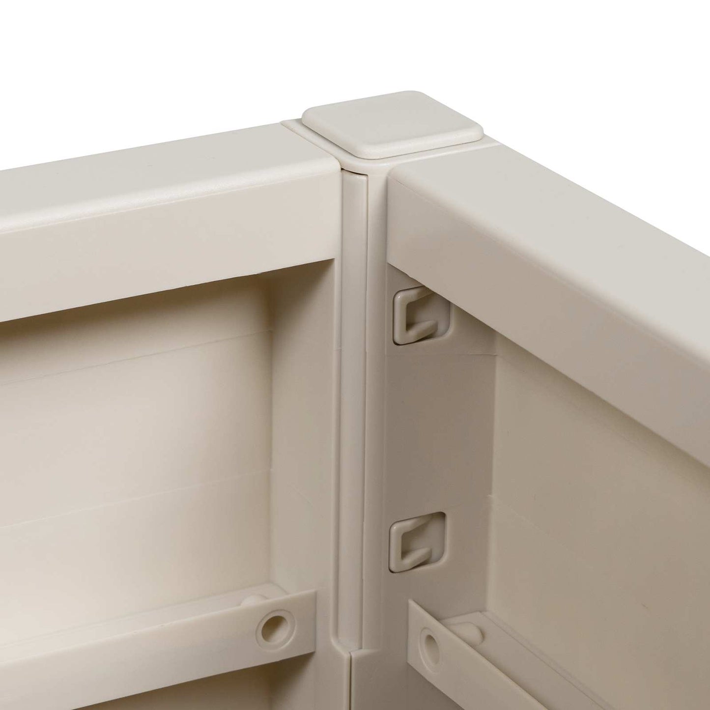 Cutie pentru flori Alb 36 x 36 x 35 cm Plastic