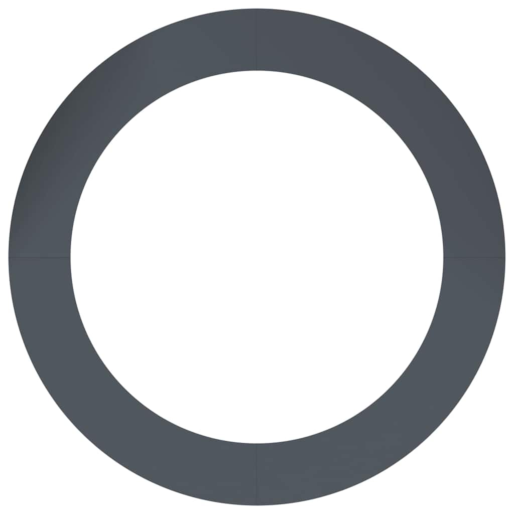 potrivit pentru inele de copac plat 5 pcs Antracit Ø90 / 120 cm