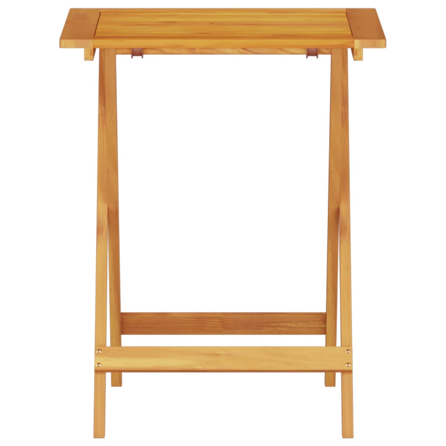 Set Bistro Pliabil 3 pcs Maro Lemn Solid de Acacia