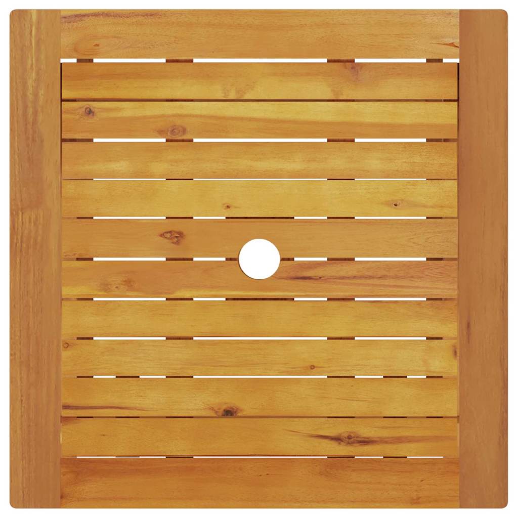 Set Bistro Pliabil 3 pcs Maro Lemn Solid de Acacia