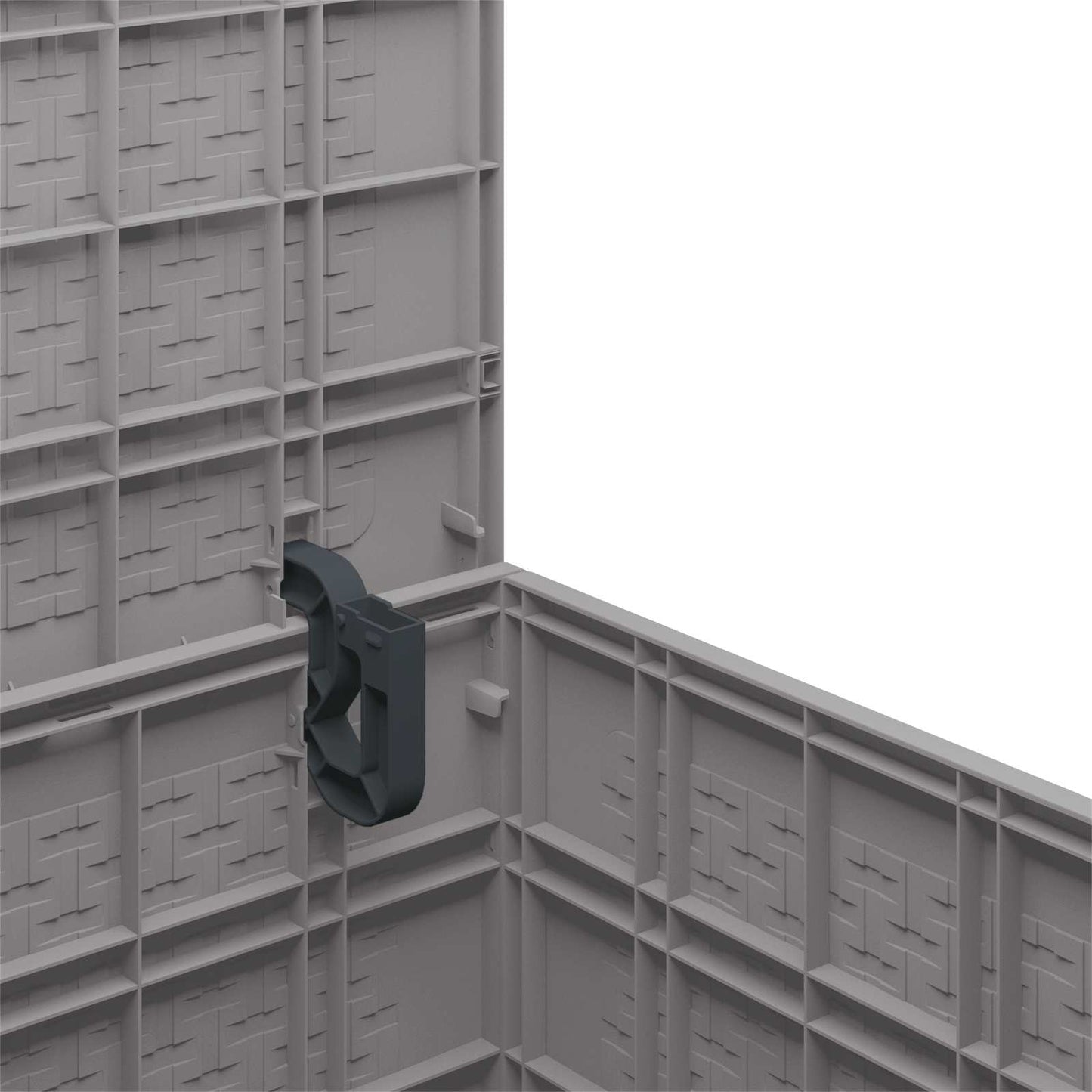 Cutie de depozitare pentru grădină Gri deschis 55 x 53 x 57 cm