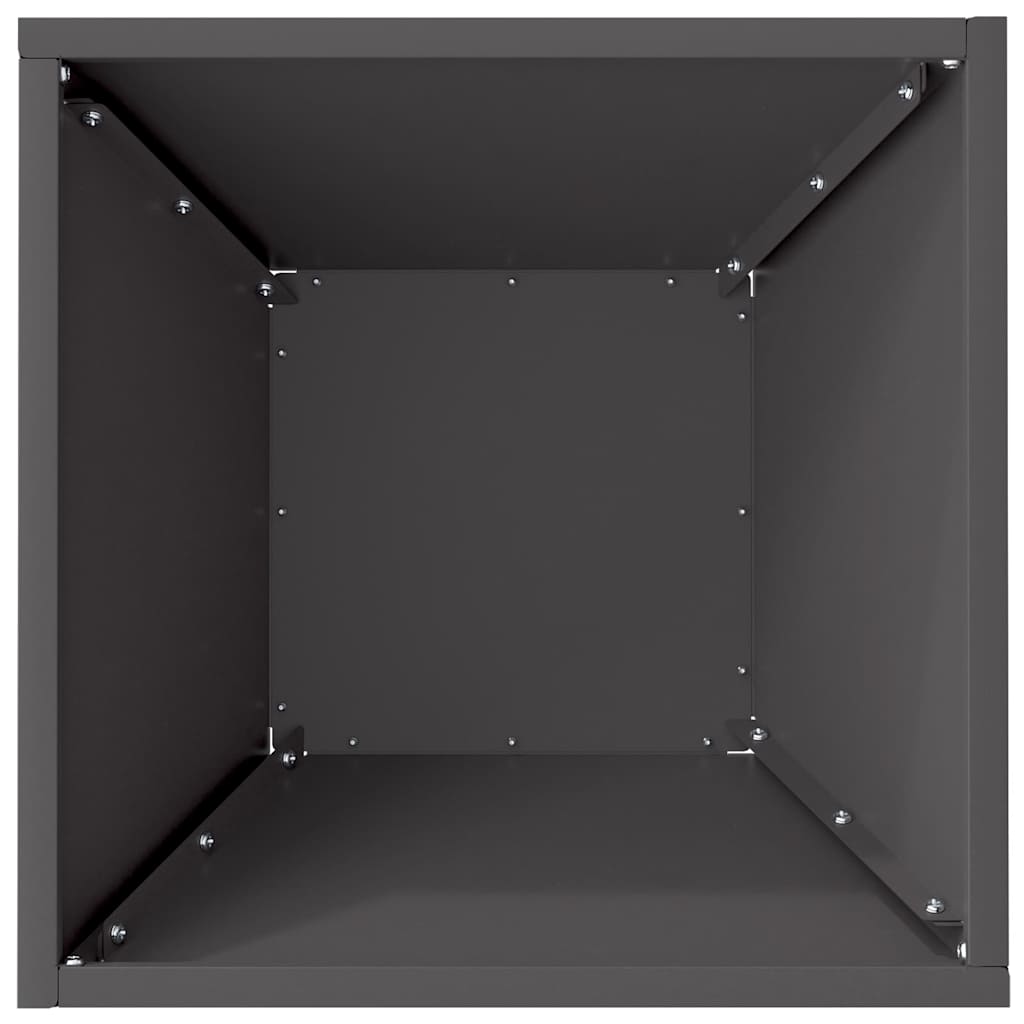Vază pentru Grădină 5 pcs Negru 35 x 35 x 15 cm