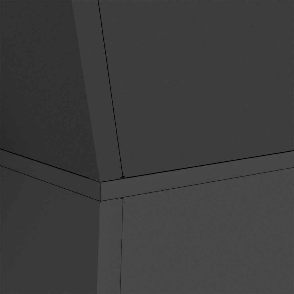 Vază pe pilon Negru 35 x 35 x 73 cm