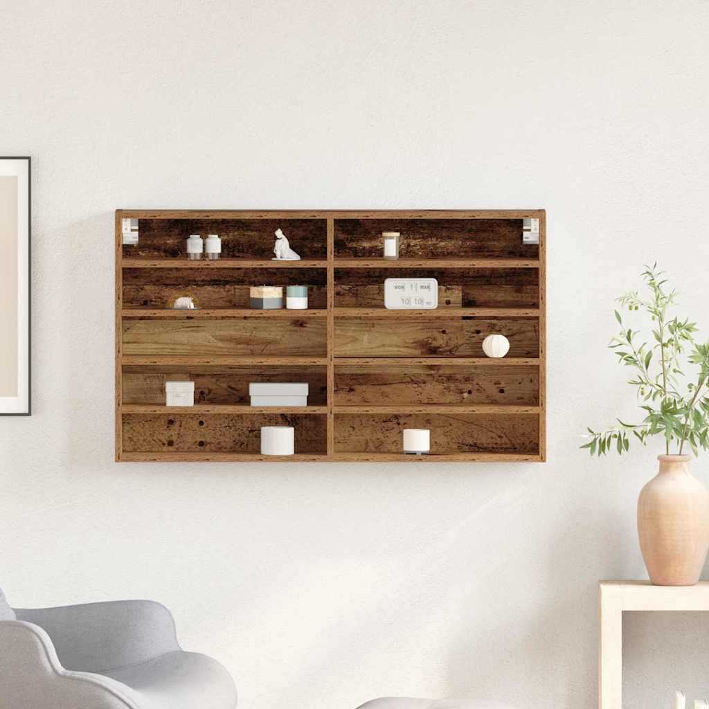 Dulap de Expunere Lemn vechi 100 x 15 x 58 cm Lemn compozit