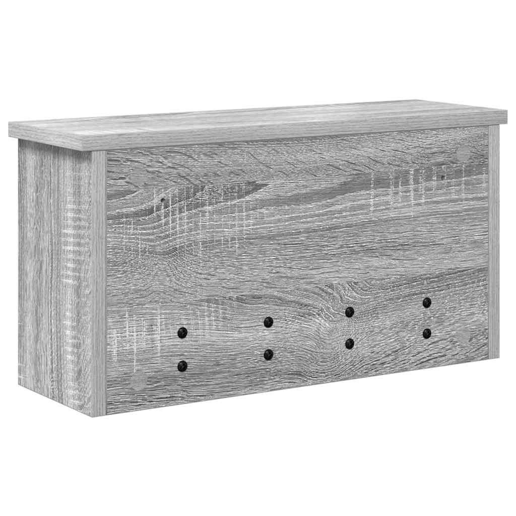Răcător de paltoane montat pe perete sonoma gri 50 x 16 x 26 cm