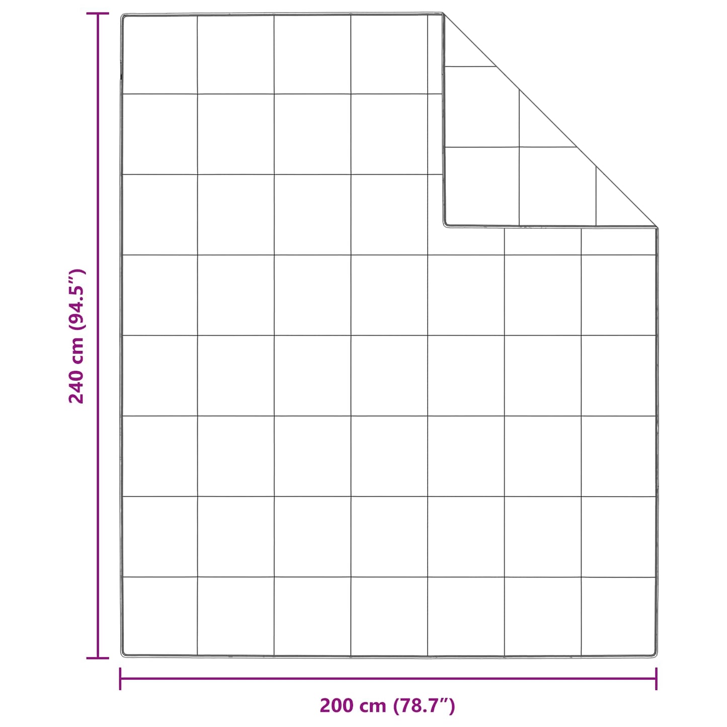 Set de Pături cu pernă 3 pcs Alb Pene de rață