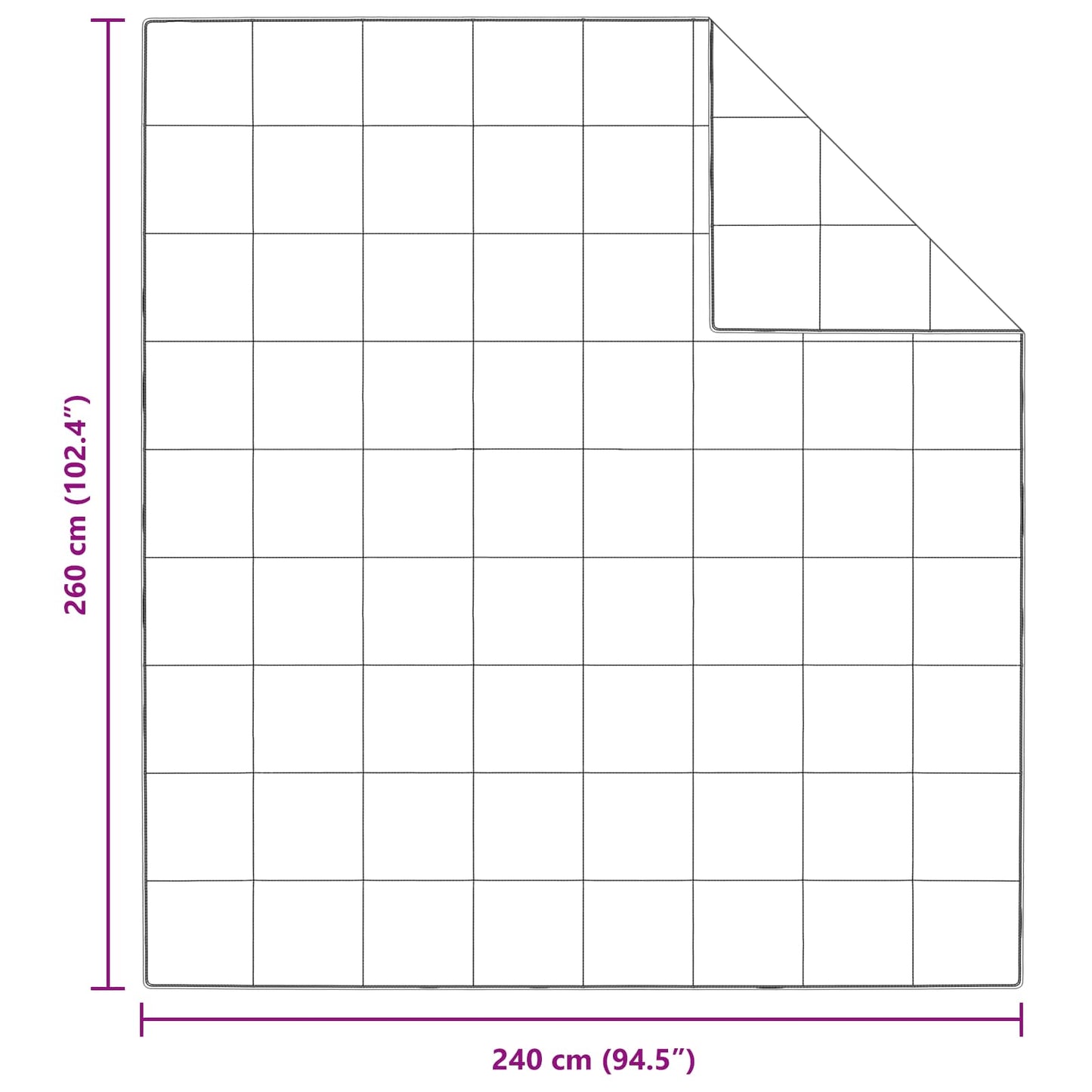 Set de Pături cu pernă 3 pcs Alb Pene de rață