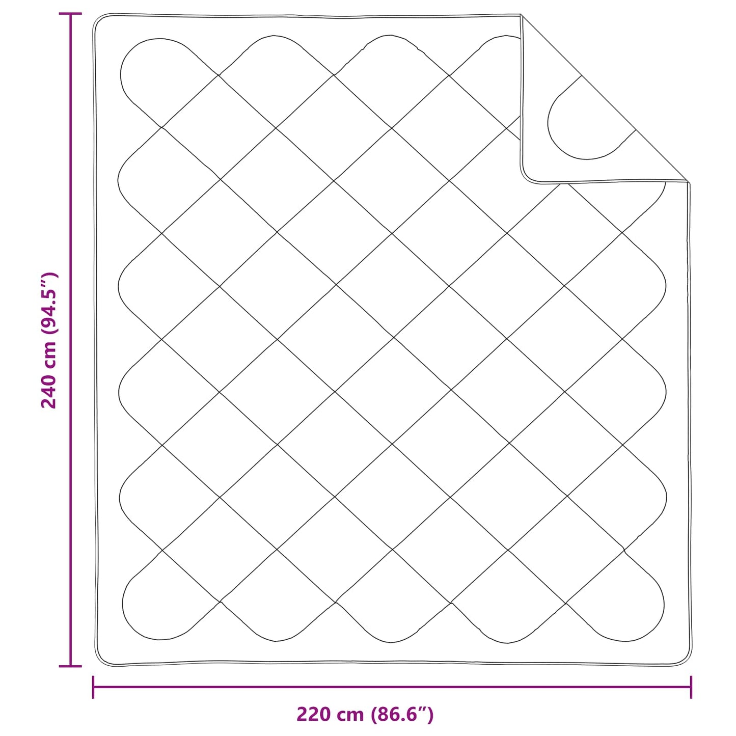 Duvet cu perne cu pernă 3 pcs Alb Microfibră și Pene de Rață