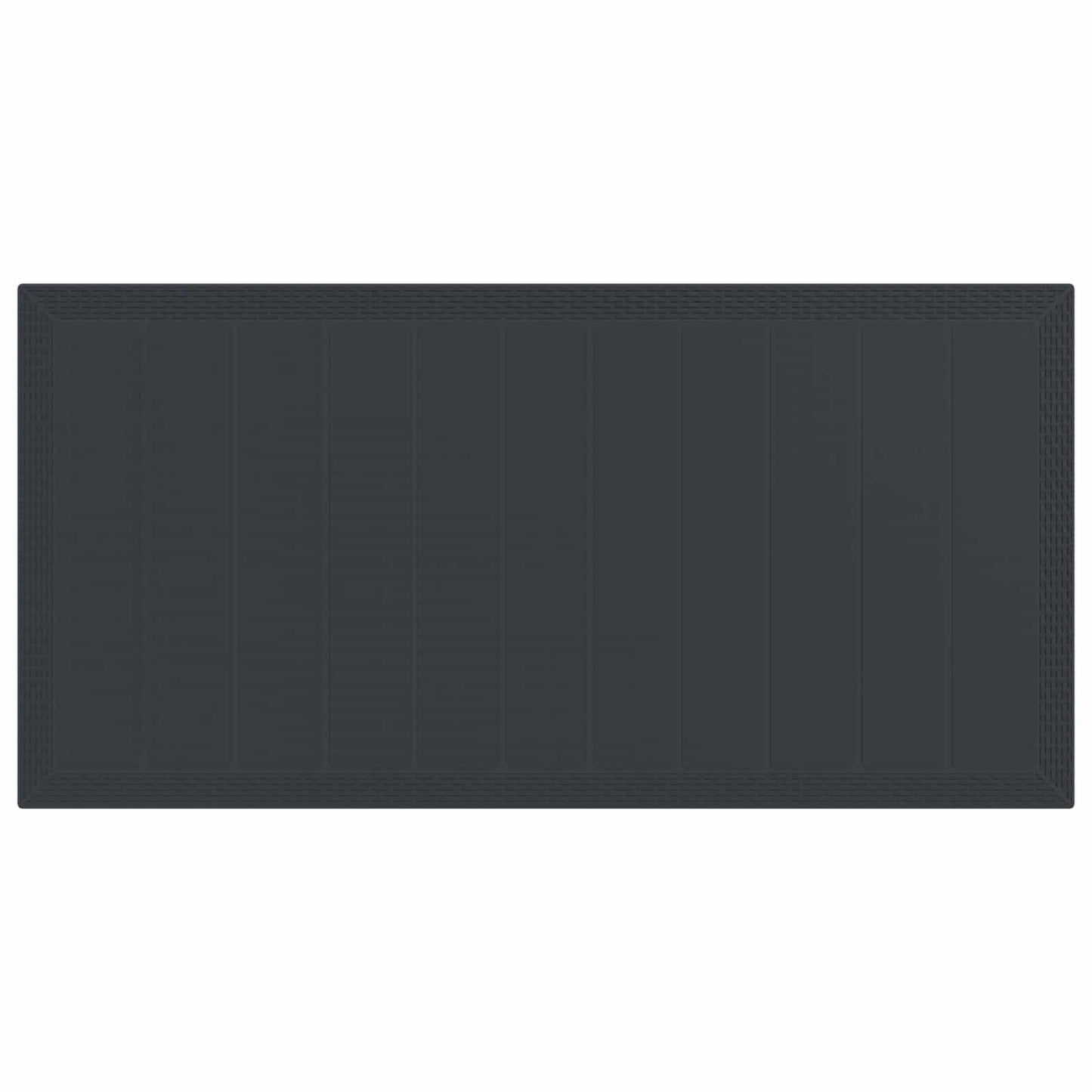 Set de masă pentru grădină 7 pcs Antracit Polipropilenă