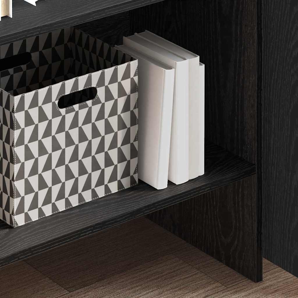 Dulap pentru cărți Stejar negru 60 x 35 x 180 cm Lemn compozit