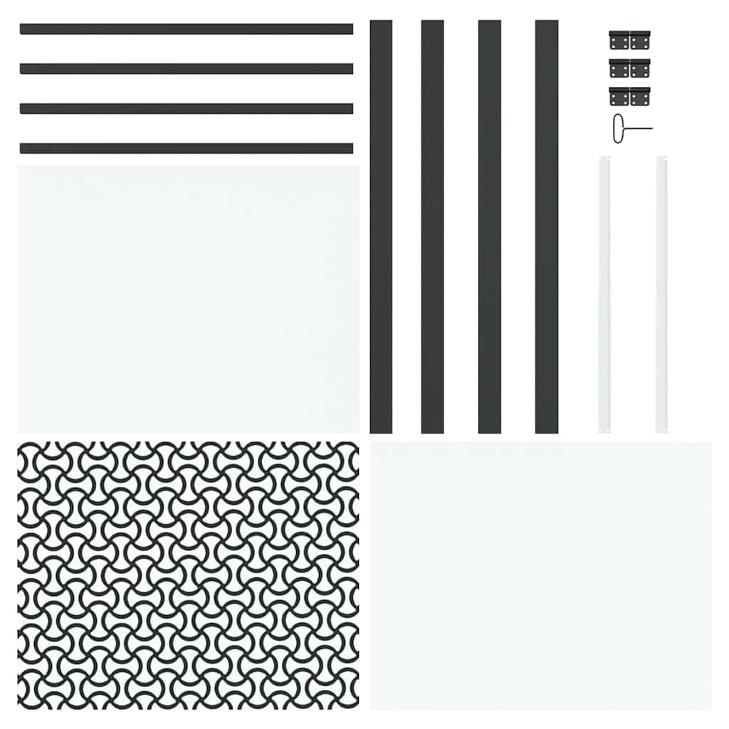 Ușă de interior Negru 102.5 x 201.5 cm