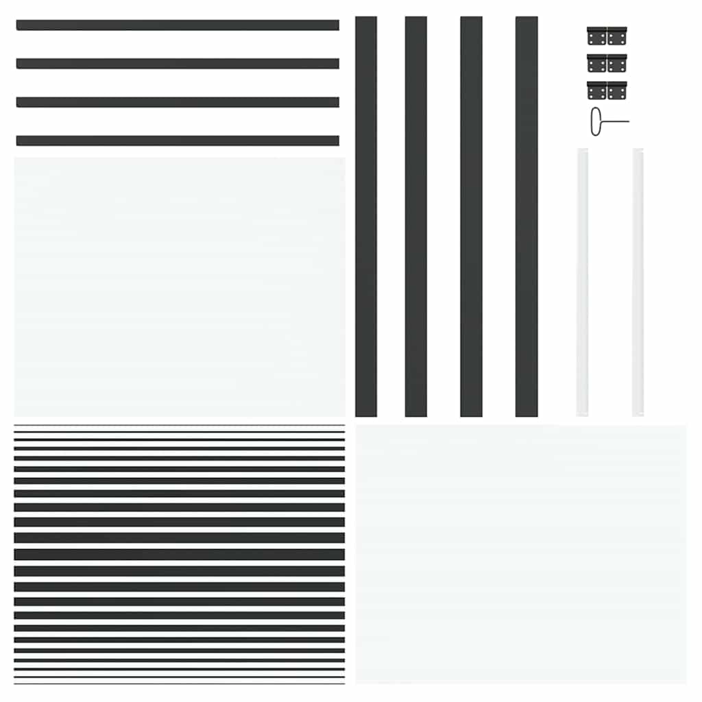 Ușă de interior Negru 93 x 201.5 cm