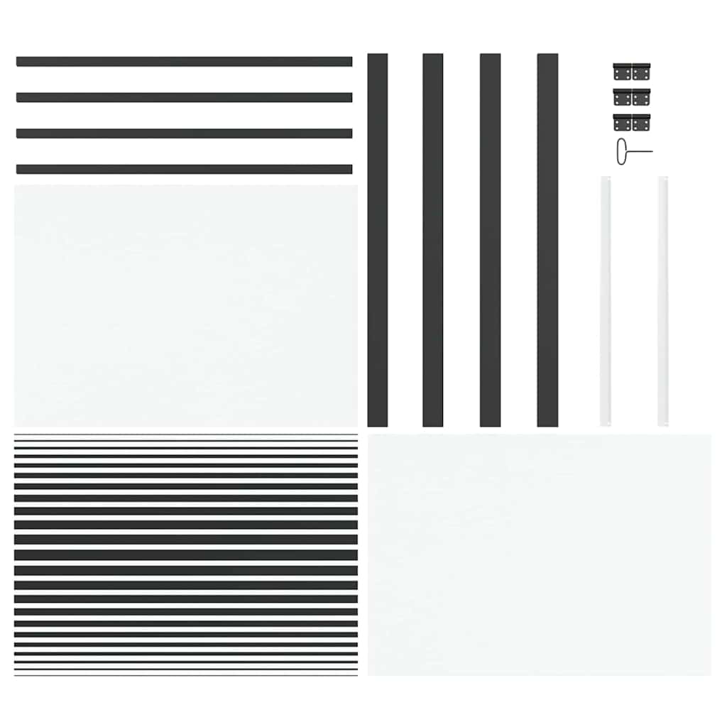 Ușă de interior Negru 102.5 x 201.5 cm