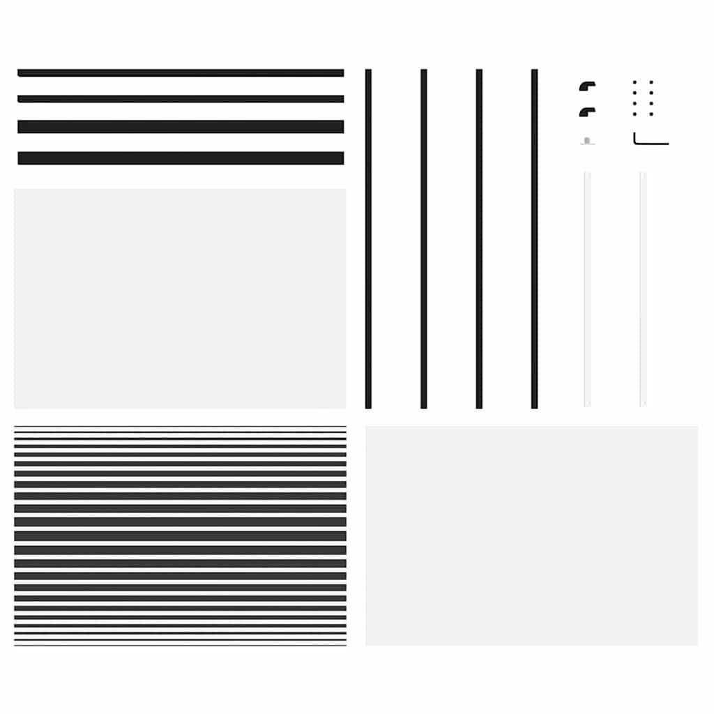 Ușă glisantă Negru 102.5 x 205 cm Sticlă securizată, Aluminiu