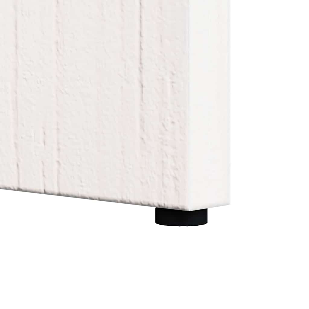 Masă de cafea Alb 50 x 40 x 50 cm Lemn masiv de pin