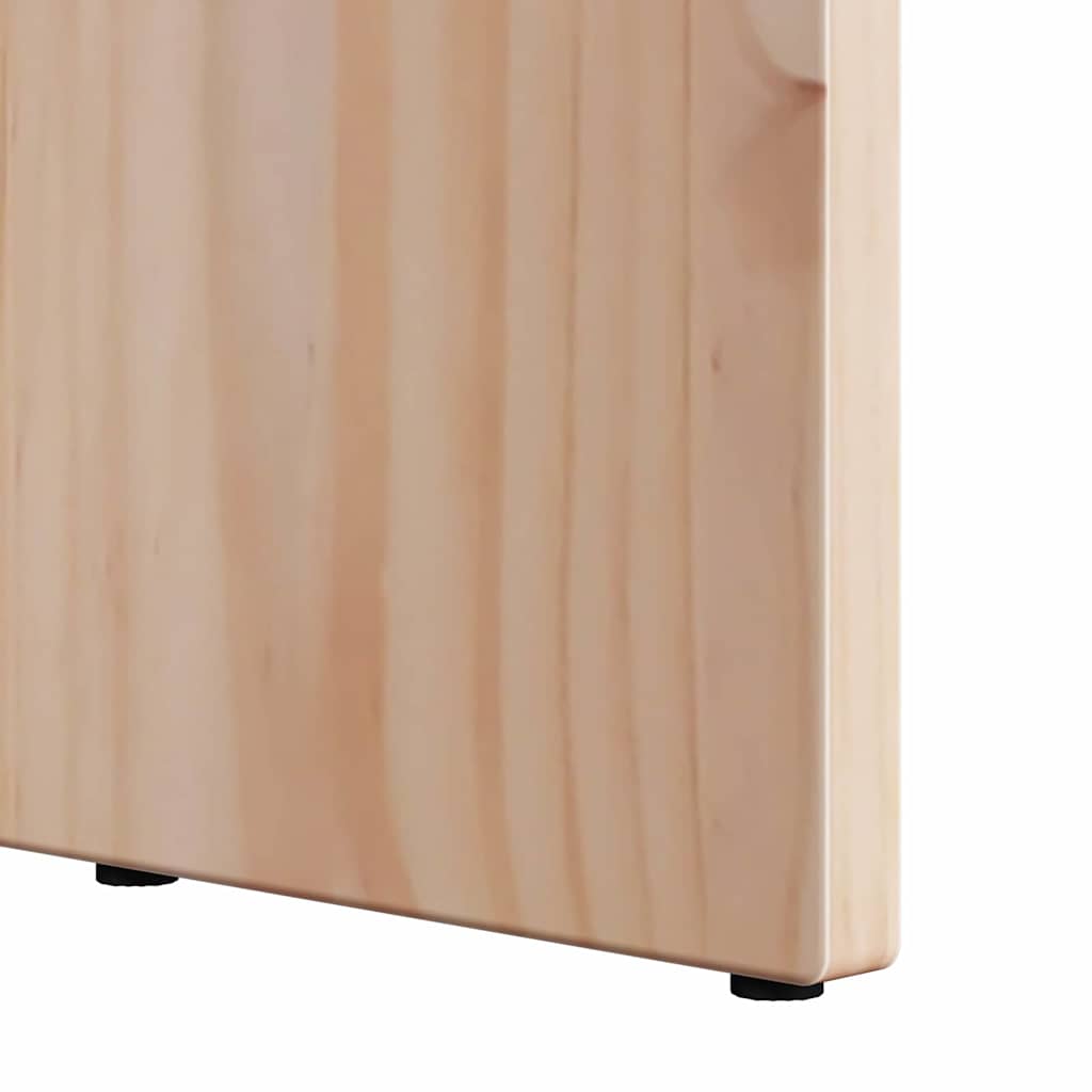 Masă de cafea natural 50 x 50 x 35 cm Lemn masiv de pin