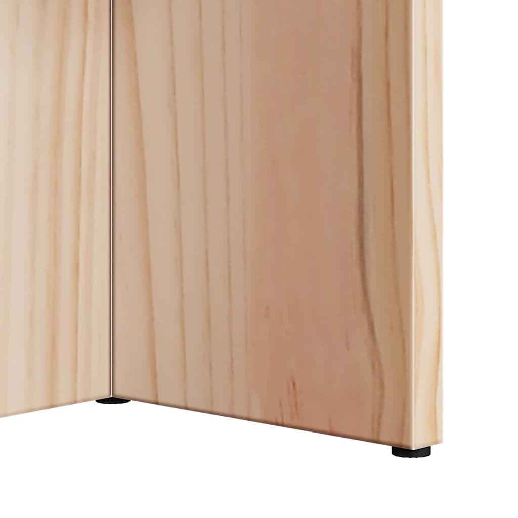 Masă de cafea natural 80 x 39,5 x 35 cm Lemn masiv de pin