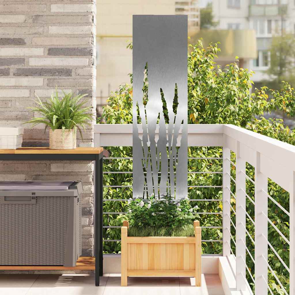 Ecran de intimitate pentru grădină Argintiu 32 x 140 cm