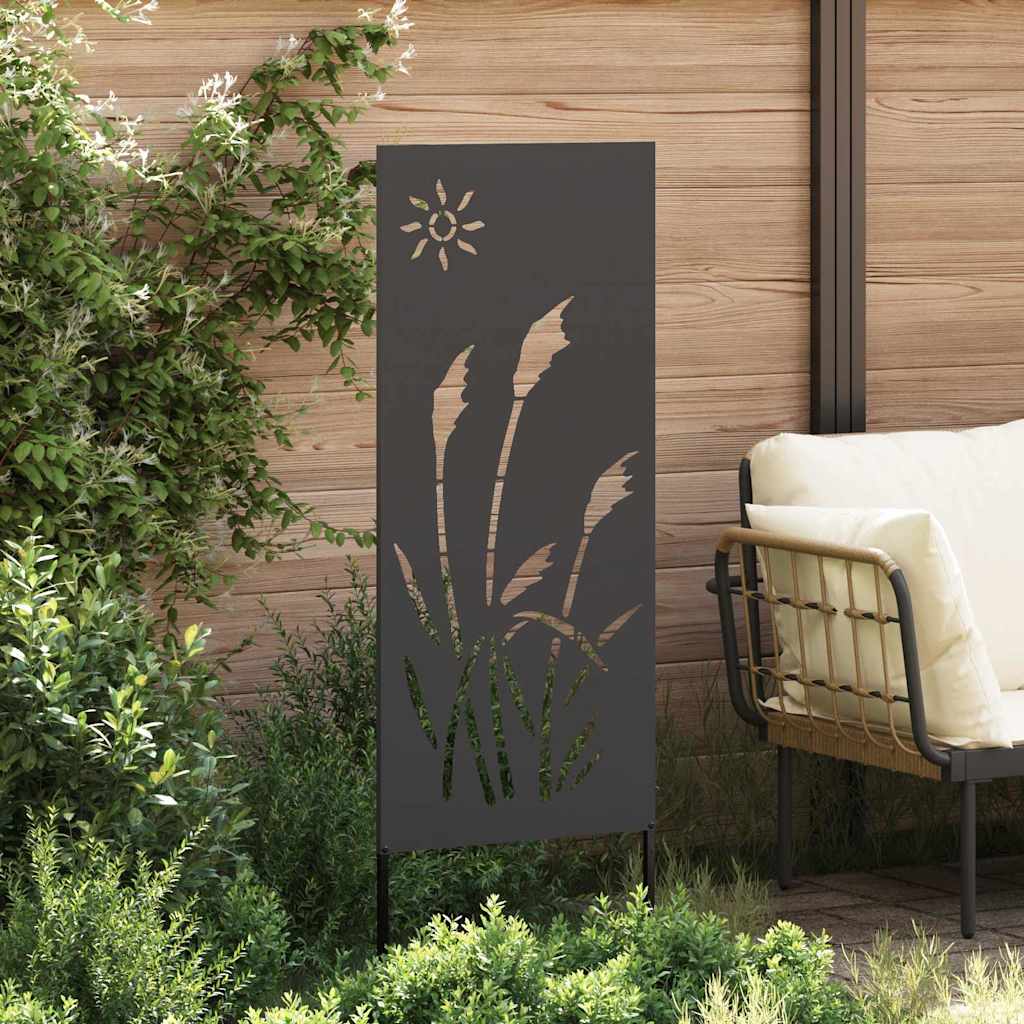 Ecran de intimitate pentru grădină Traforaj Negru 50 x 140 cm