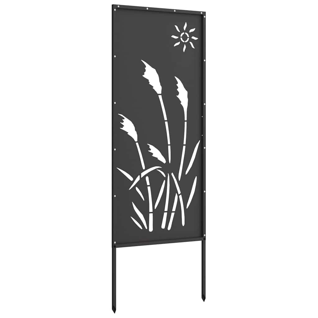 Ecran de intimitate pentru grădină Traforaj Negru 50 x 140 cm