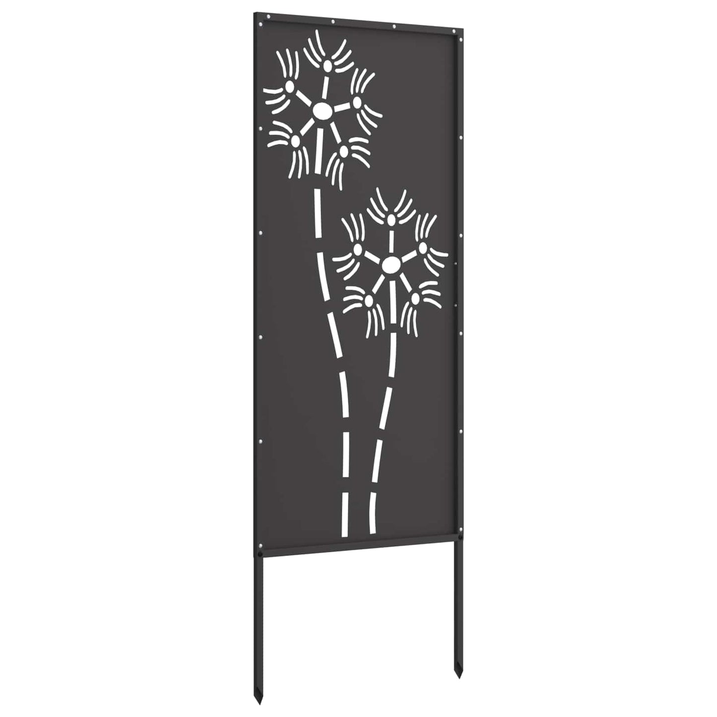 Ecran de intimitate pentru grădină Traforaj Negru 50 x 140 cm