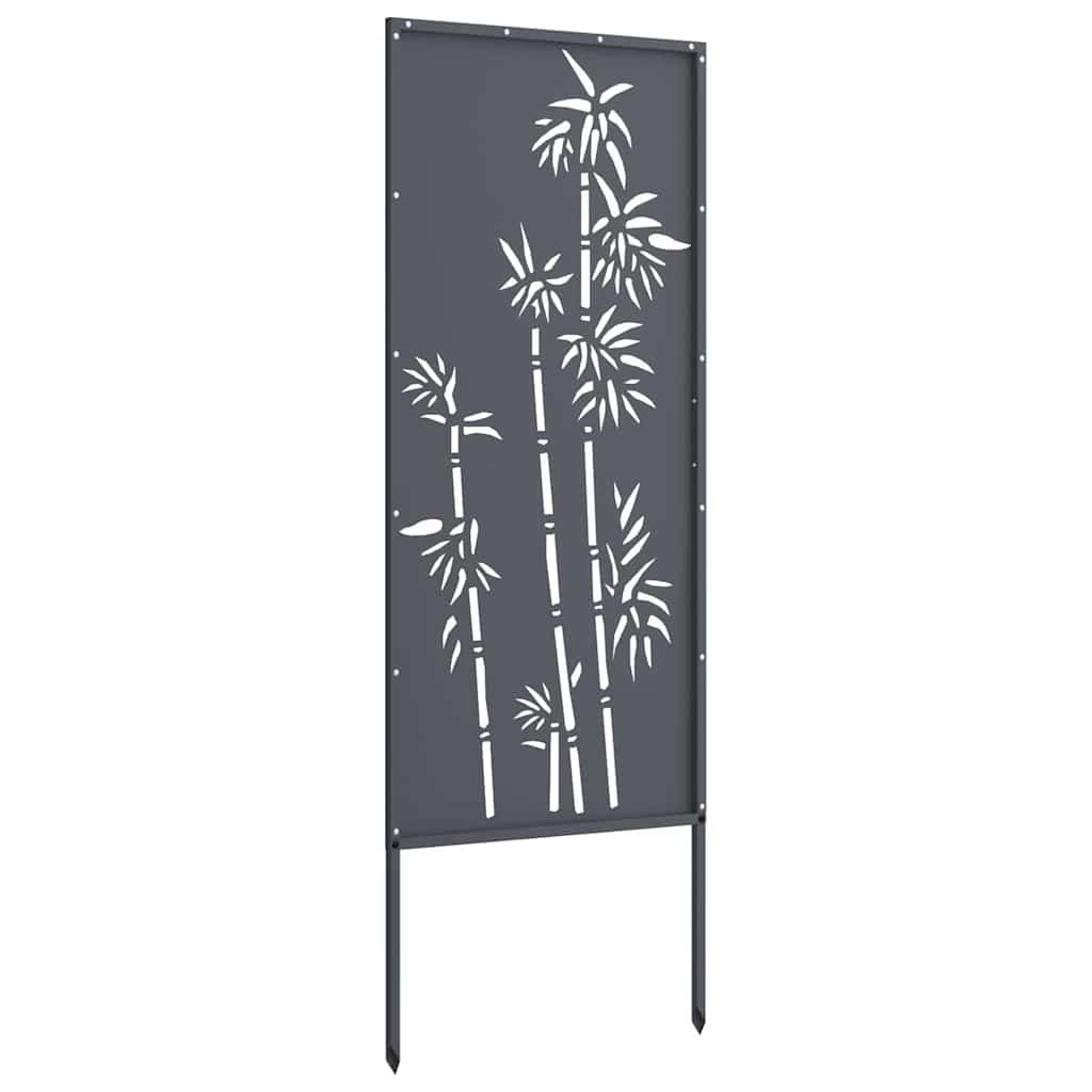 Ecran de intimitate pentru grădină Floral Antracit 50 x 140 cm