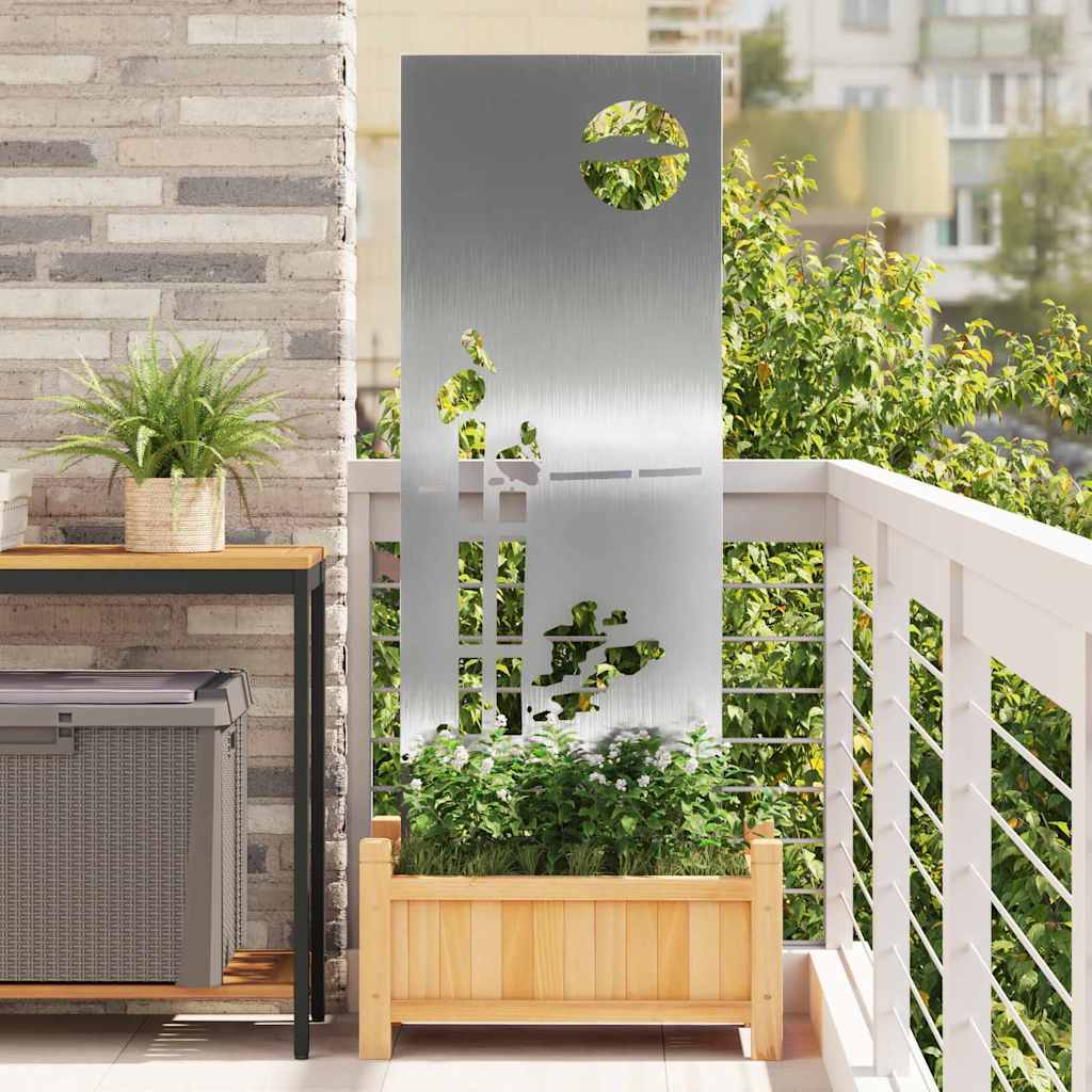 Ecran de intimitate pentru grădină Argintiu 50 x 140 cm