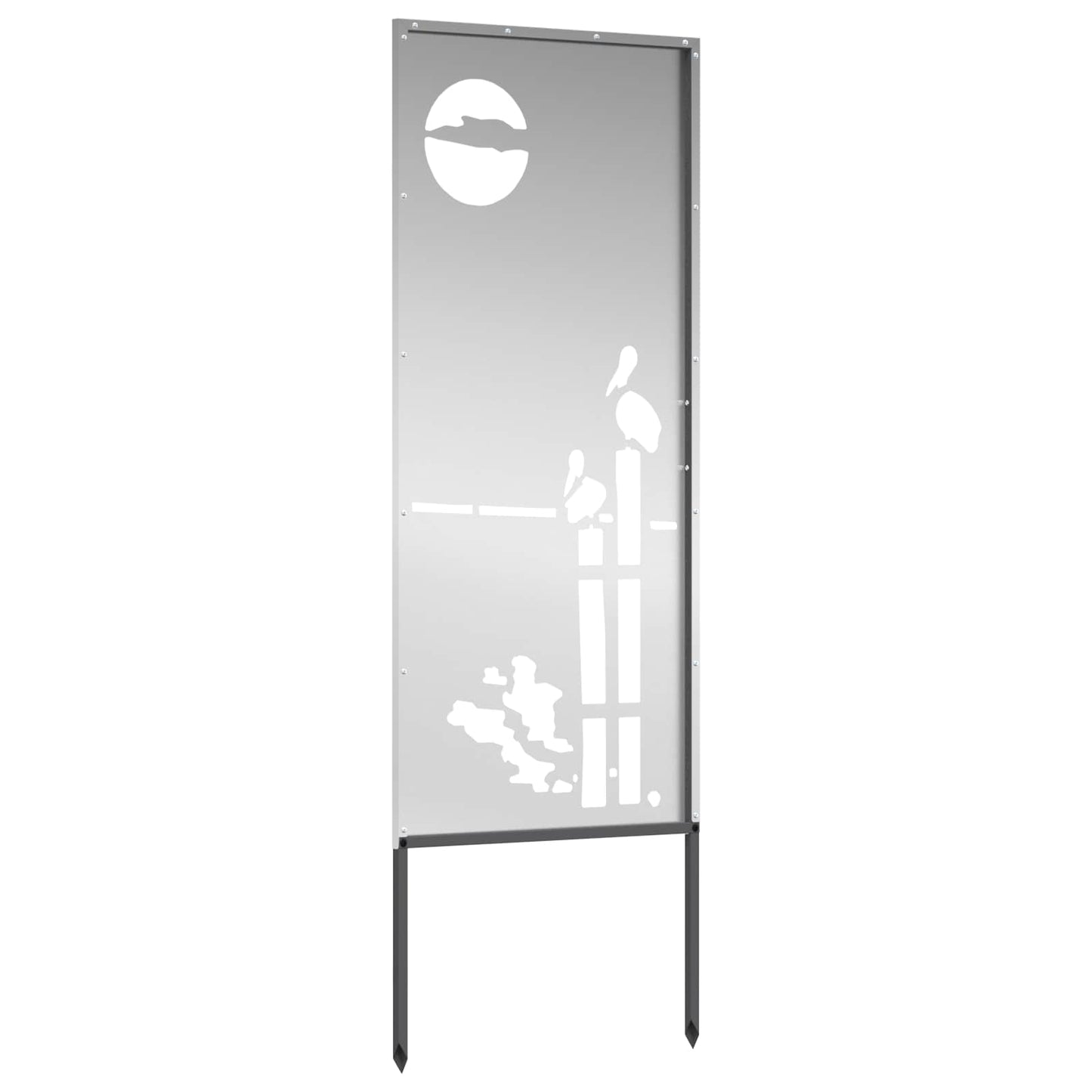 Ecran de intimitate pentru grădină Argintiu 50 x 140 cm