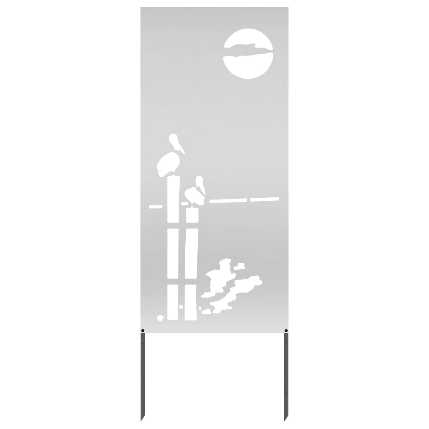 Ecran de intimitate pentru grădină Argintiu 50 x 140 cm