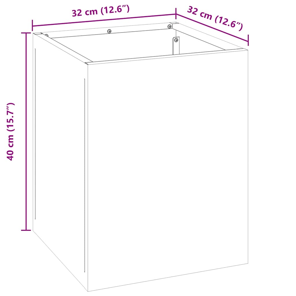 Vază pentru Grădină Oțel rezistent de intemperii