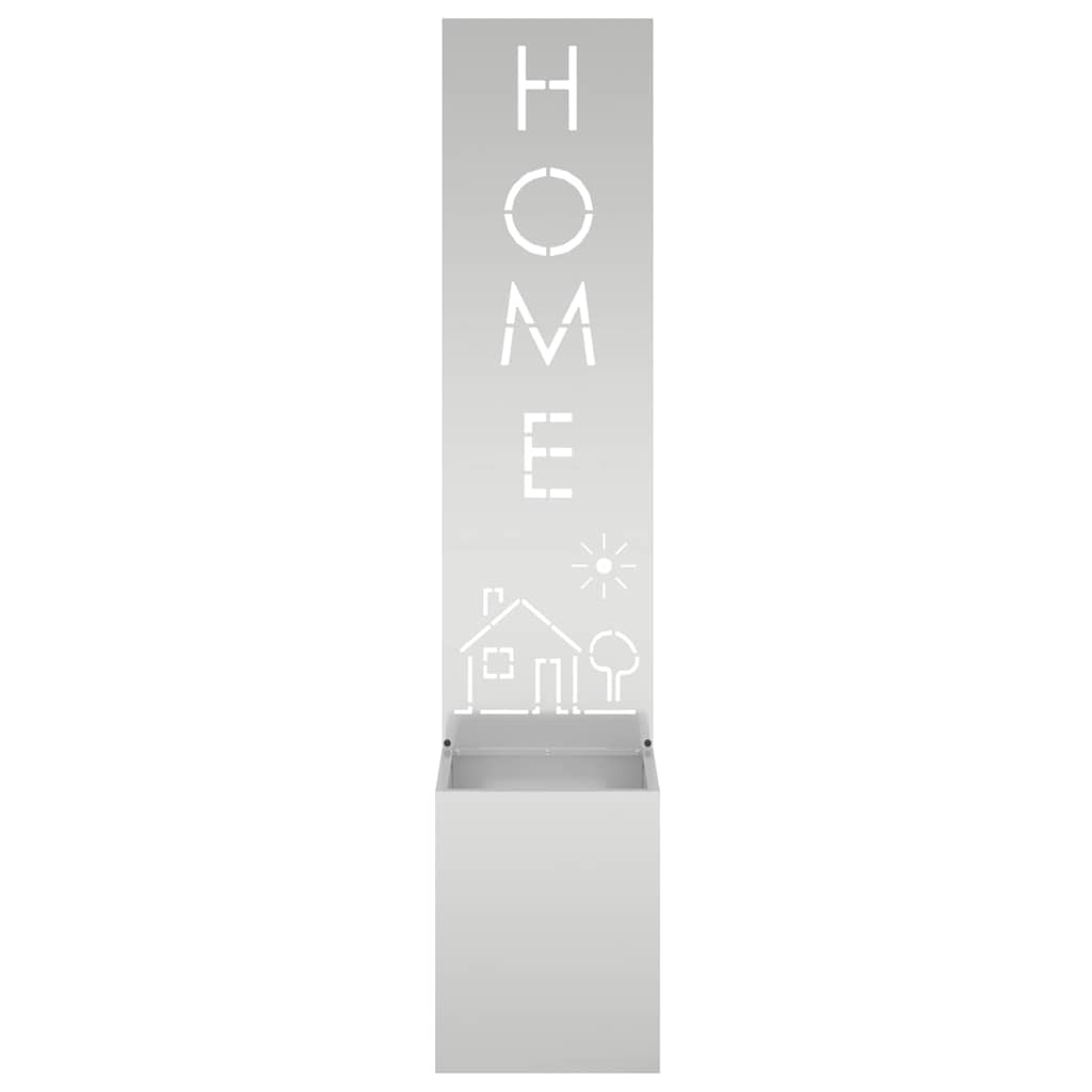 Ecran de intimitate pentru grădină Argintiu 32 x 32 x 150 cm