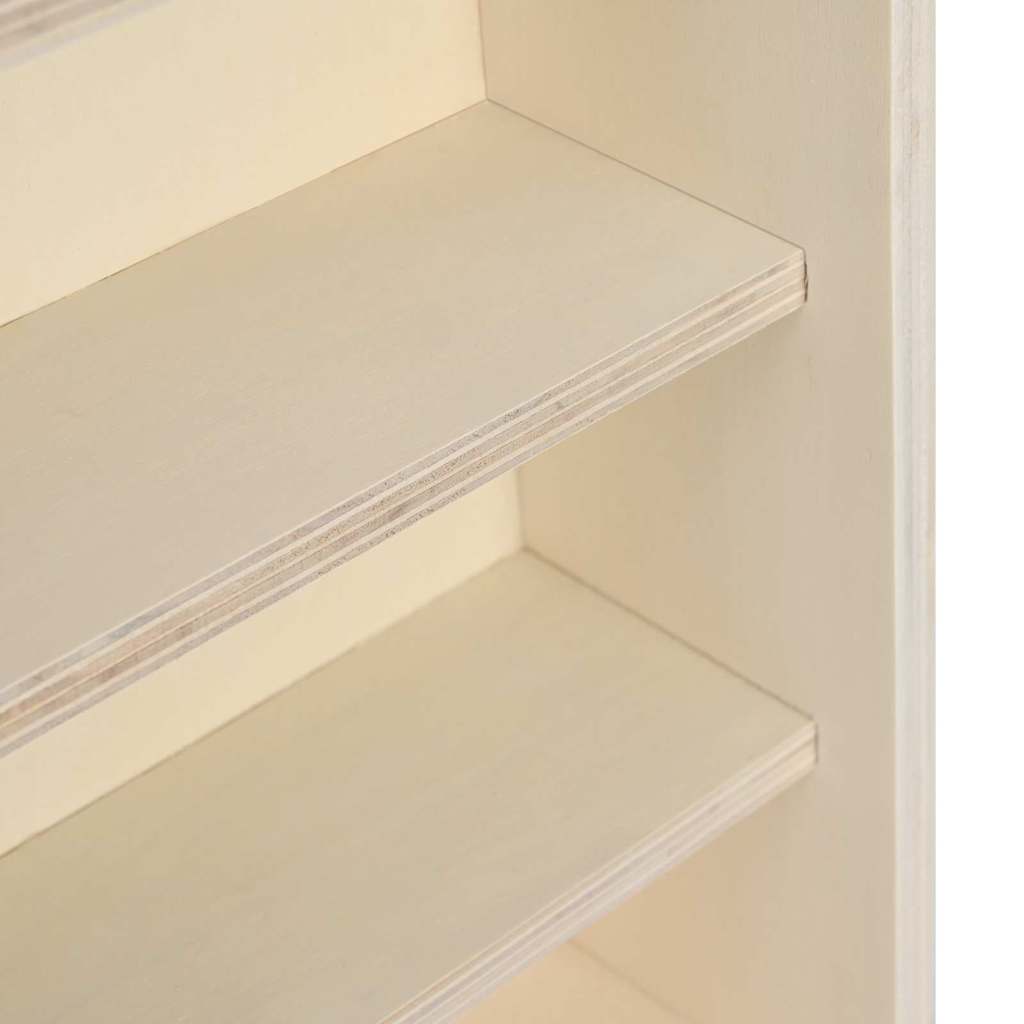 Dulap de afișare pe perete Bej 40 x 8,5 x 37 cm Lemn compozit