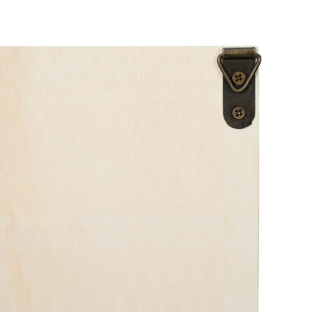 Dulap de afișare pe perete Bej 40 x 8,5 x 37 cm Lemn compozit