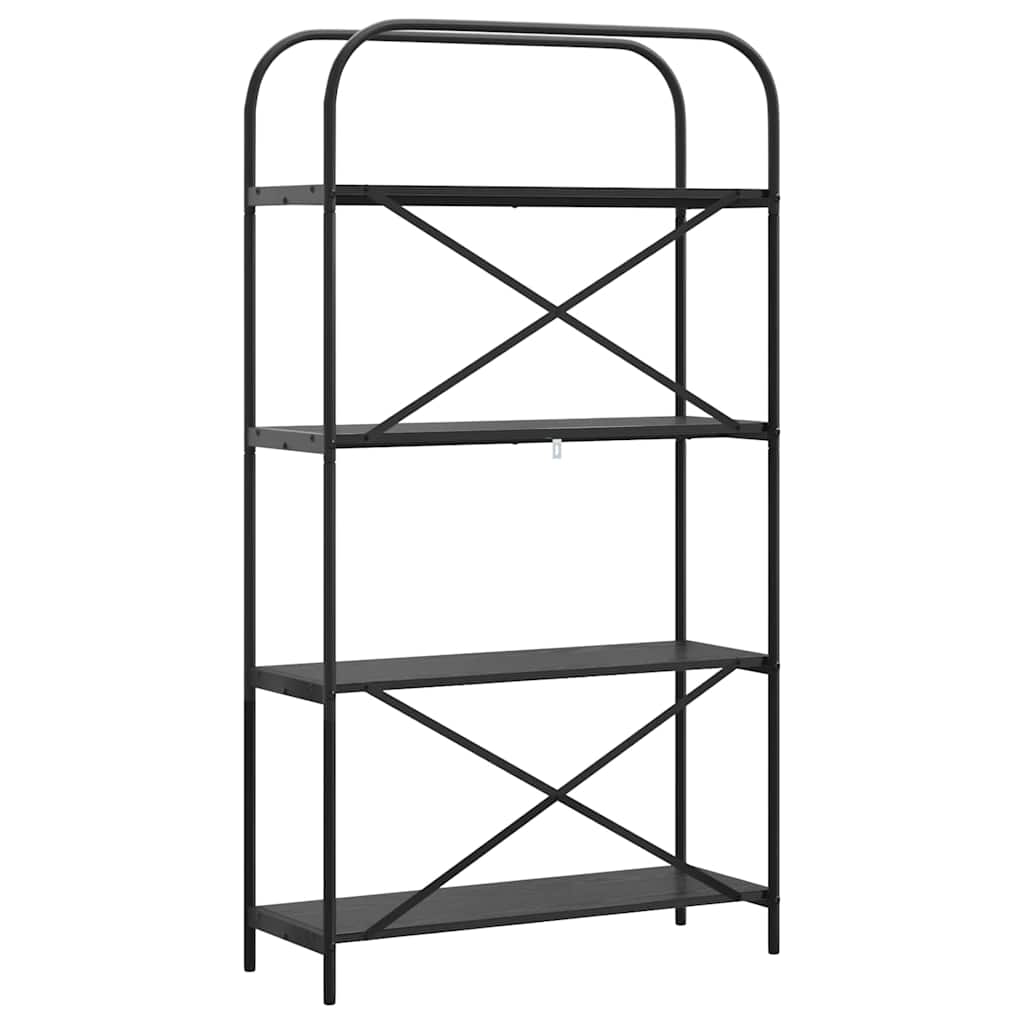 Raft pentru cărți Stejar negru 80 x 30 x 146 cm Lemn compozit