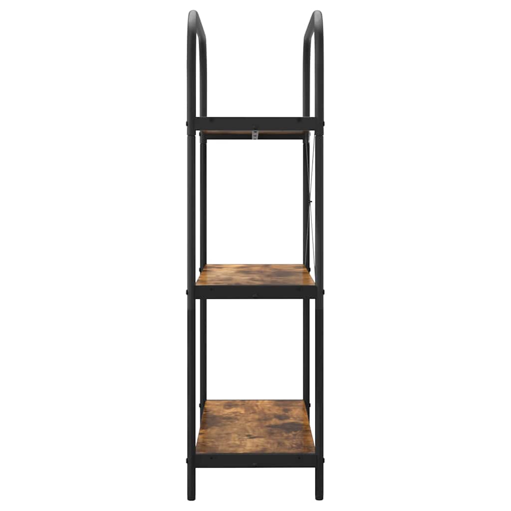 Raft pentru cărți Stejar afumat 80 x 30 x 109 cm Lemn compozit