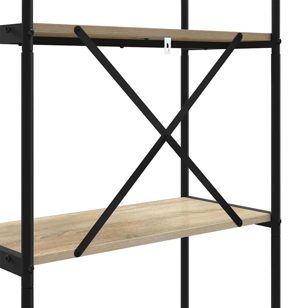 Raft pentru cărți Stejar sonoma 60 x 30 x 183 cm Lemn compozit