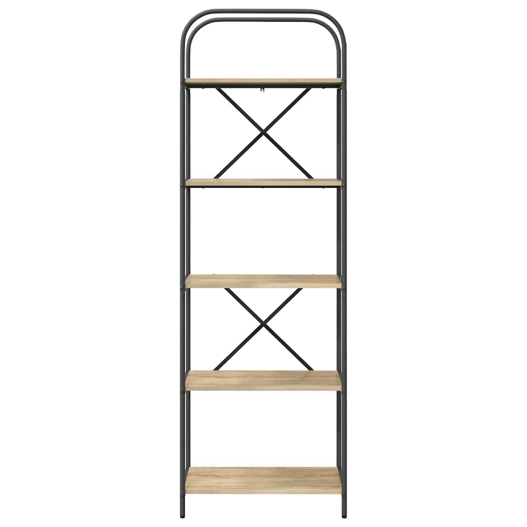 Raft pentru cărți Stejar sonoma 60 x 30 x 183 cm Lemn compozit