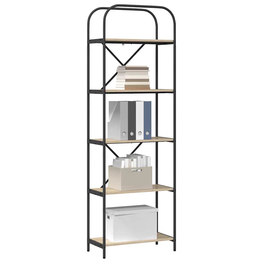 Raft pentru cărți Stejar sonoma 60 x 30 x 183 cm Lemn compozit