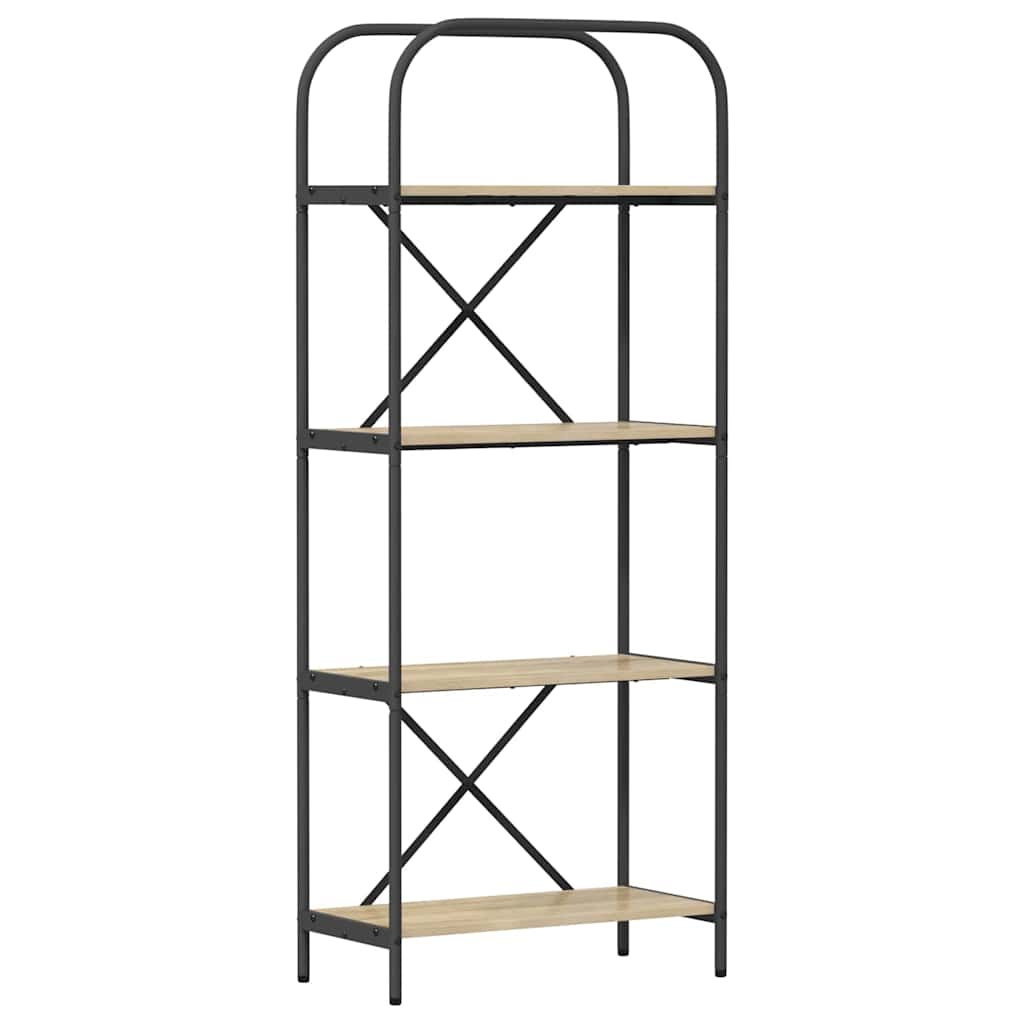 Raft pentru cărți Stejar sonoma 60 x 30 x 146 cm Lemn compozit