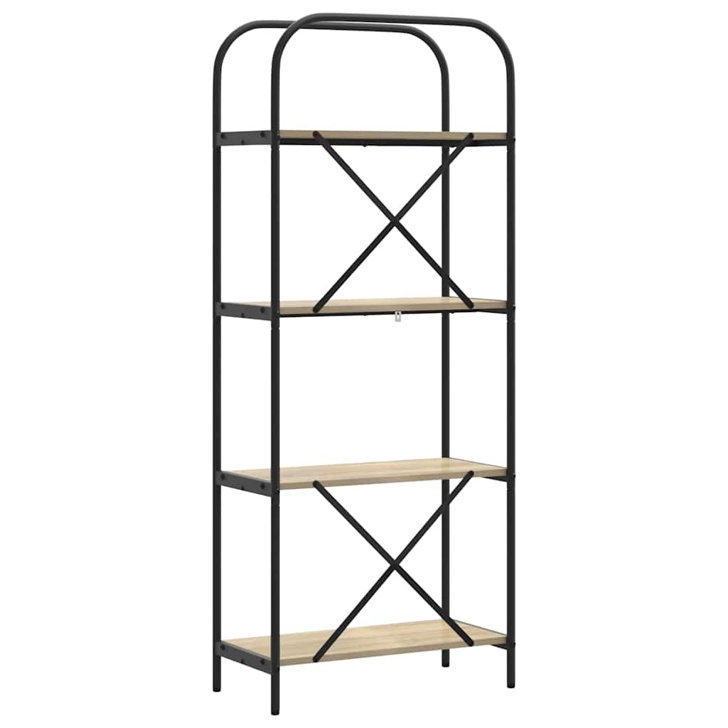 Raft pentru cărți Stejar sonoma 60 x 30 x 146 cm Lemn compozit