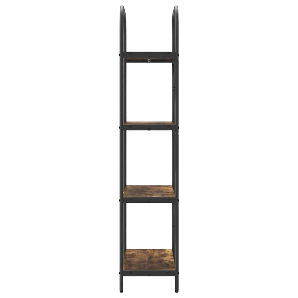 Raft pentru cărți Stejar afumat 60 x 30 x 146 cm Lemn compozit