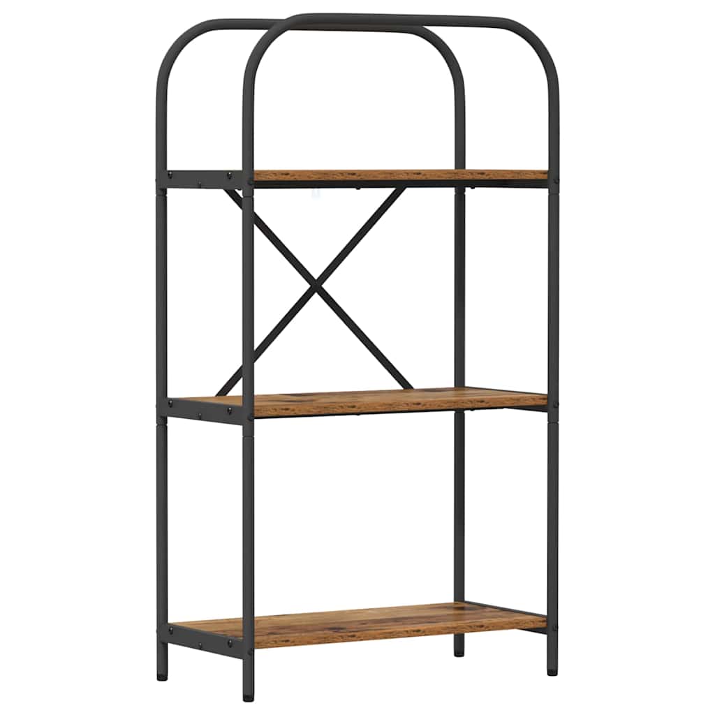 Raft pentru cărți Lemn vechi 60 x 30 x 109 cm Lemn compozit