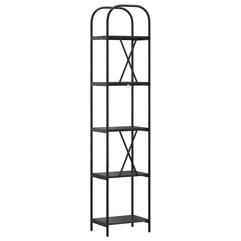 Raft pentru cărți Stejar negru 40 x 30 x 183 cm Lemn compozit