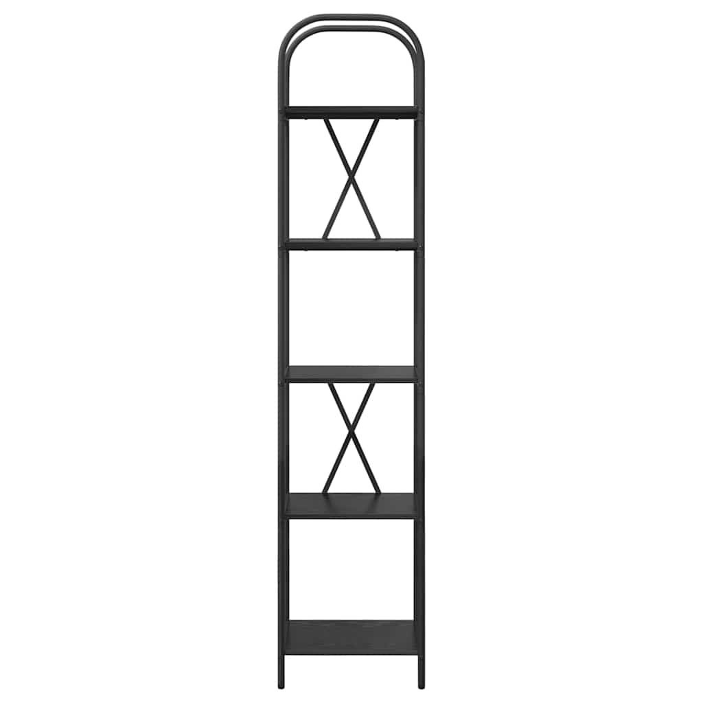 Raft pentru cărți Stejar negru 40 x 30 x 183 cm Lemn compozit