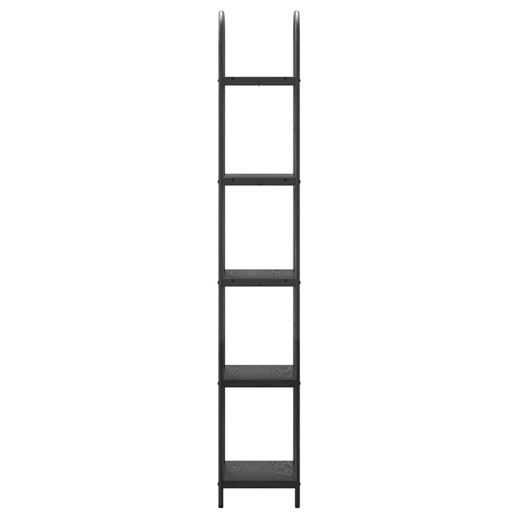 Raft pentru cărți Stejar negru 40 x 30 x 183 cm Lemn compozit