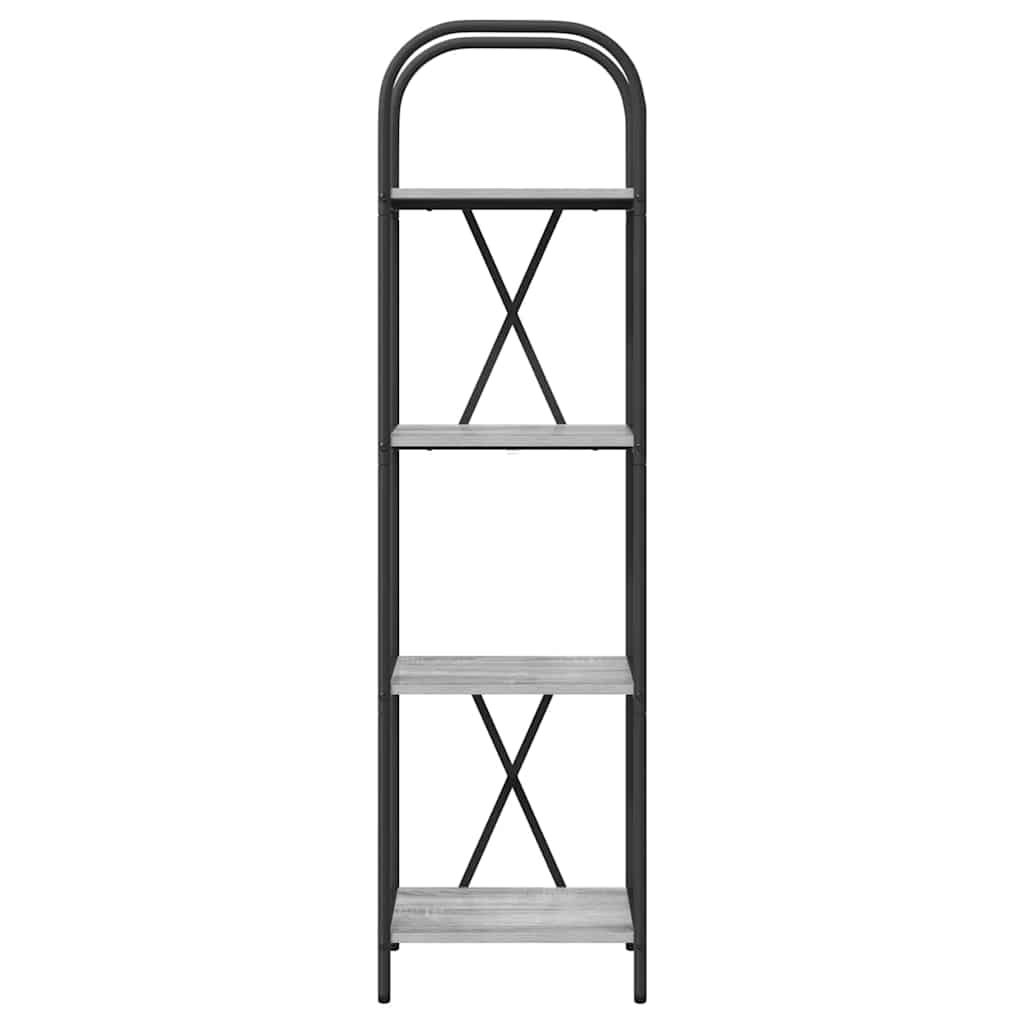 Raft pentru cărți sonoma gri 40 x 30 x 146 cm Lemn compozit